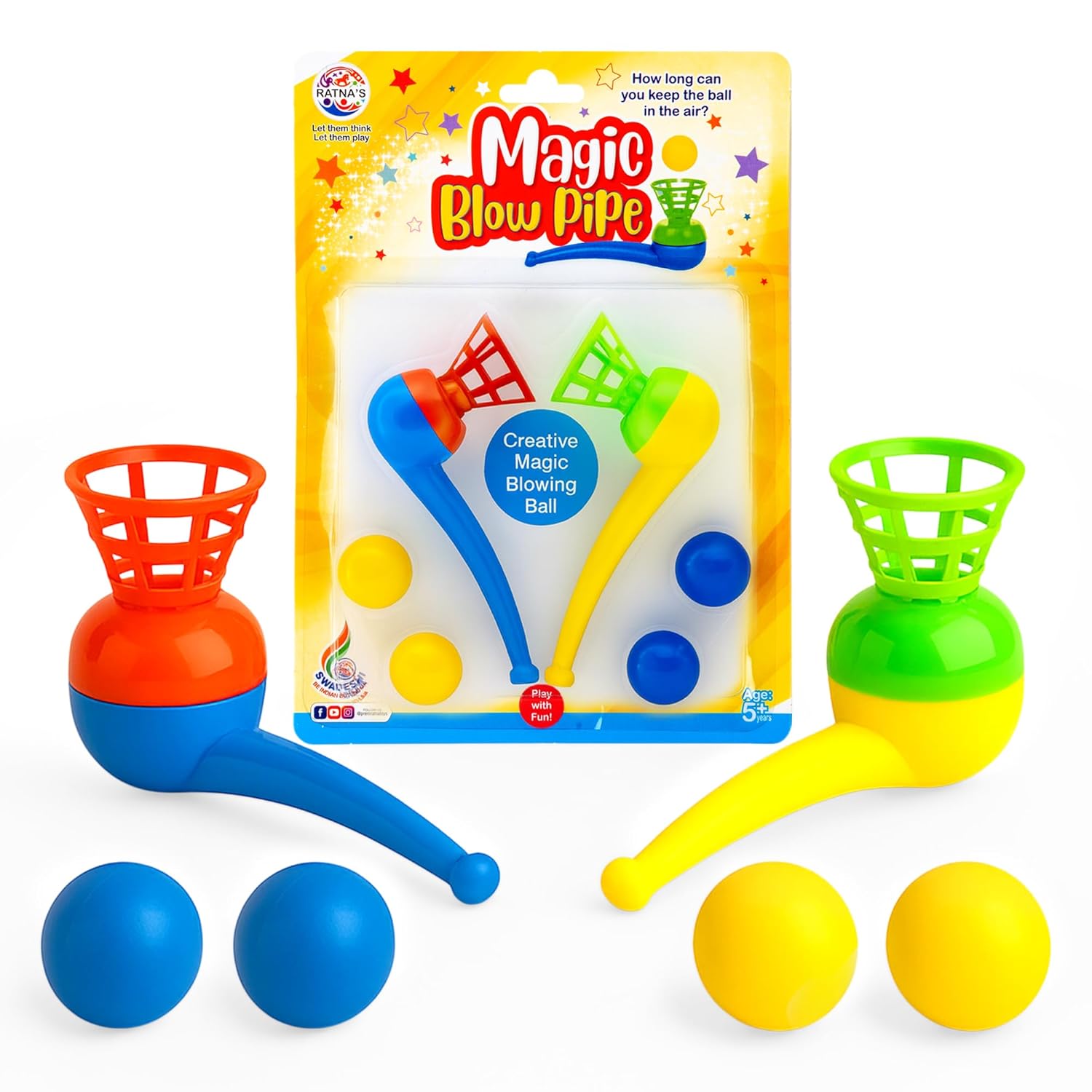 Magic Blow Pipe Set of 2