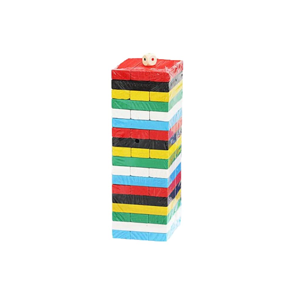 Wooden color Jenga small