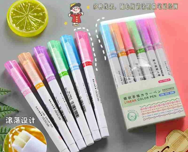 Linear Roller Colour Pens