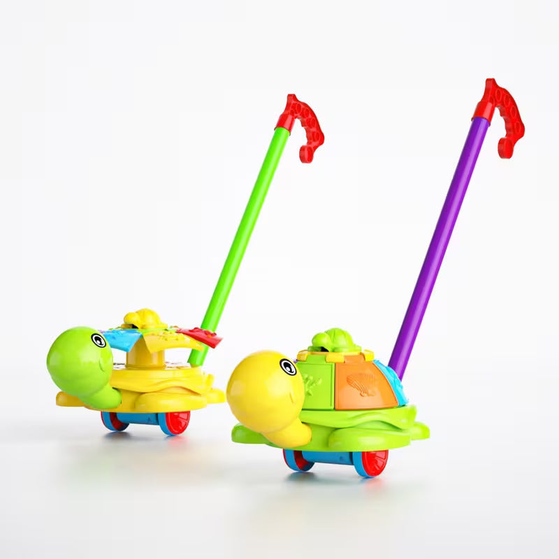 Push Along Turtle walking Toy
