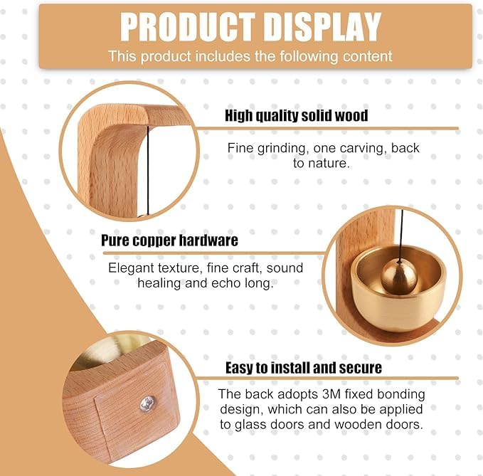Wooden Door Bell