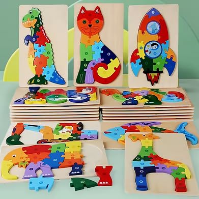 Jigsaw puzzle with number - Big