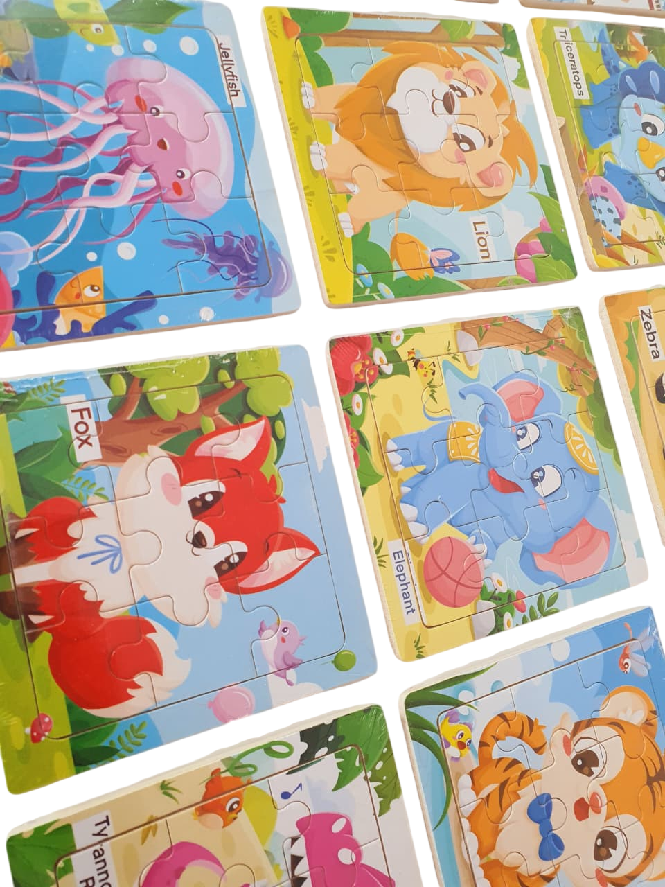 Wooden jigsaw puzzle with name (1pc)
