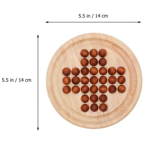 Wooden Brainvita