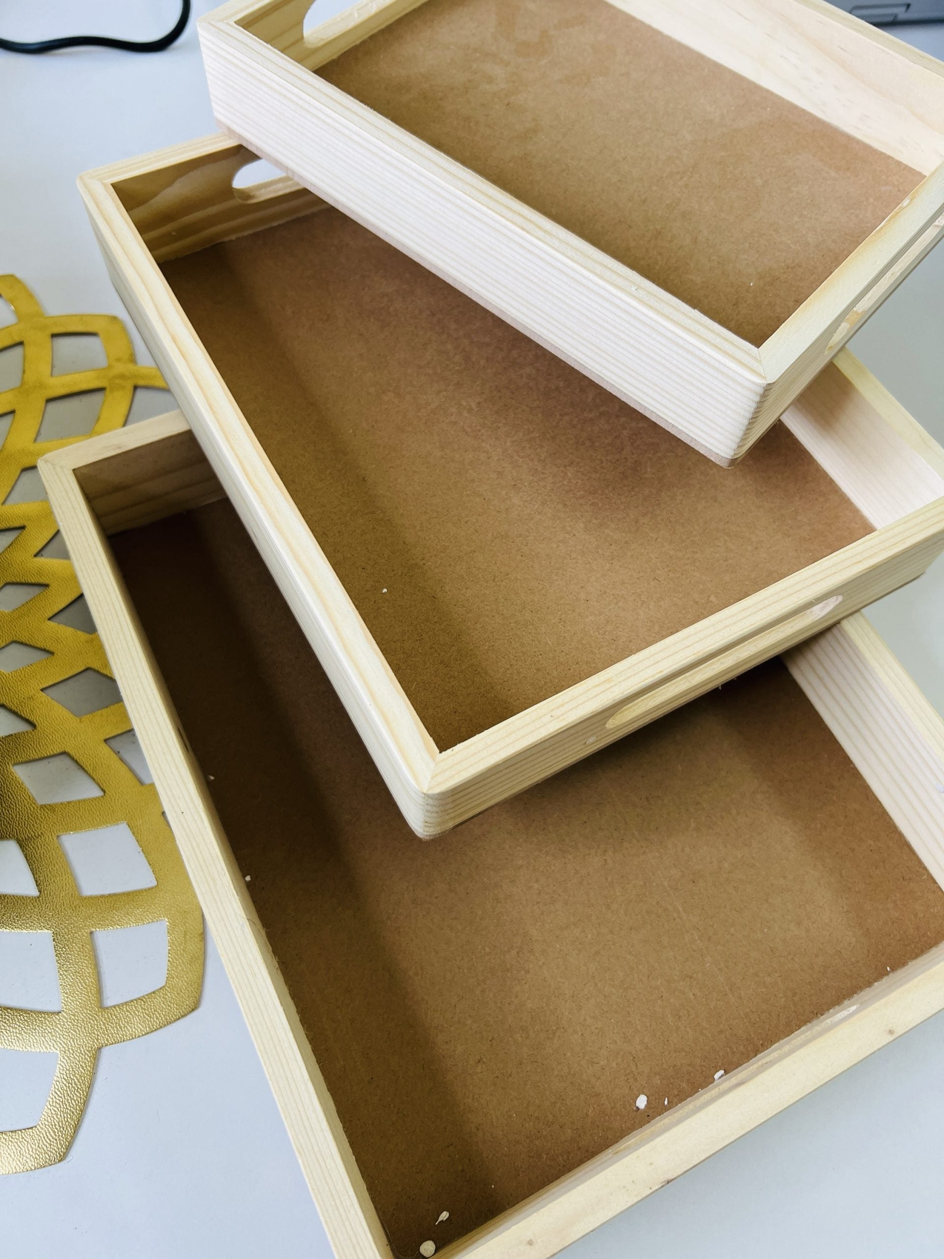 Set of 3 trays