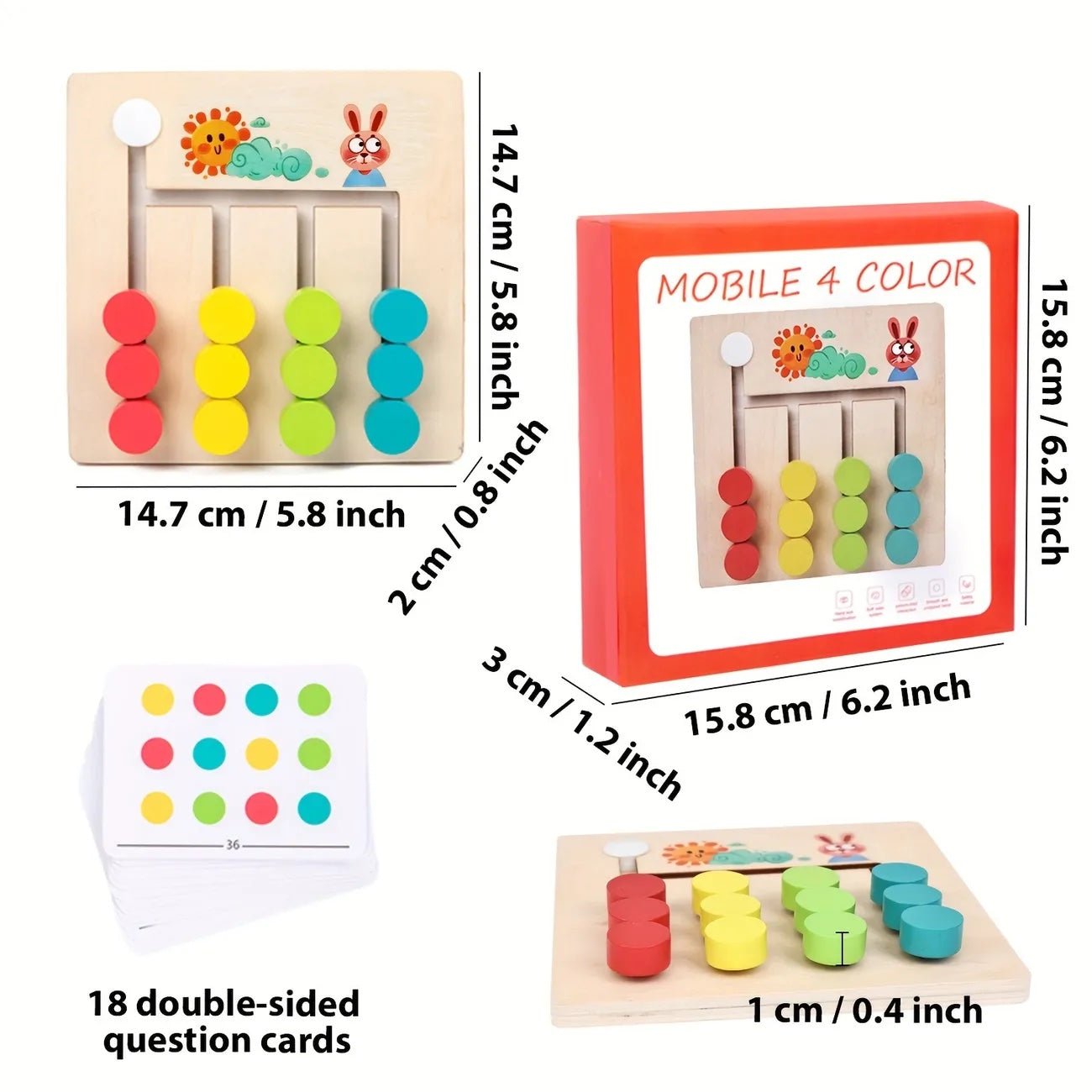 4 Color maze game