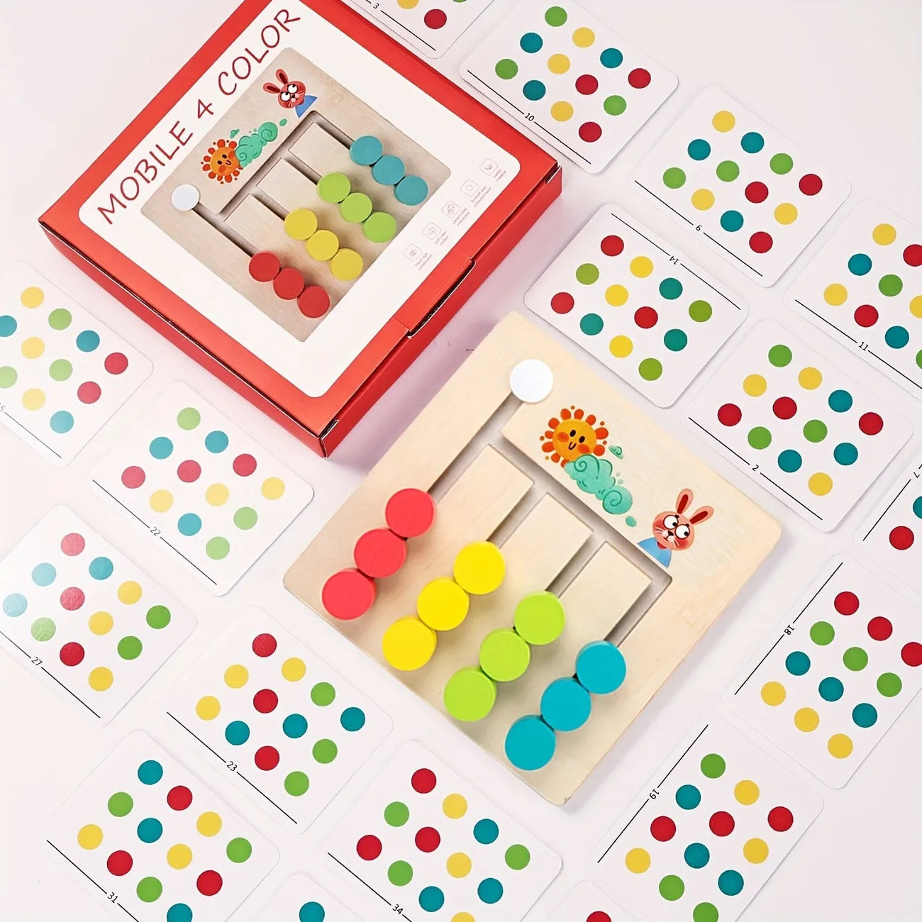 4 Color maze game
