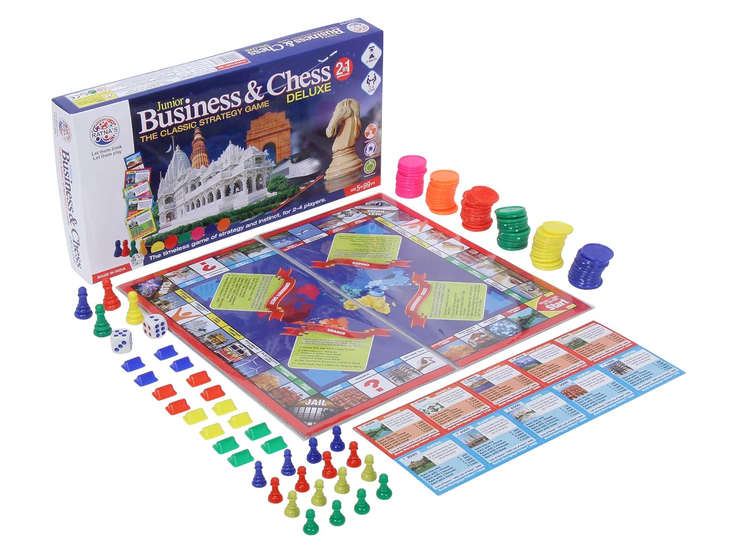 2 in 1 Business & Chess Junior Deluxe