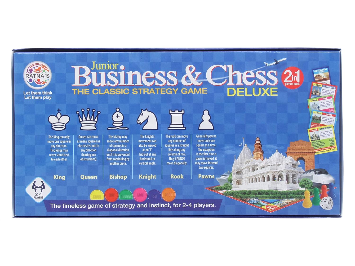 2 in 1 Business & Chess Junior Deluxe