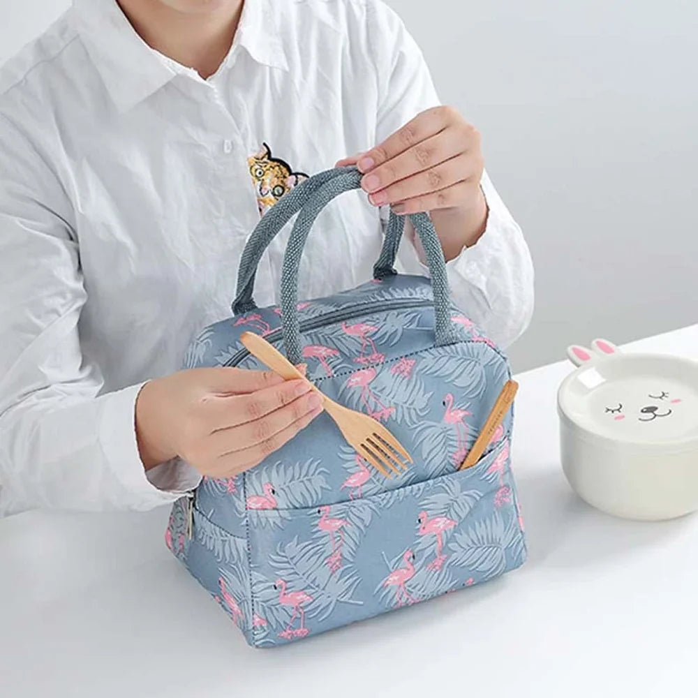 Insulated lunch bags with side cover