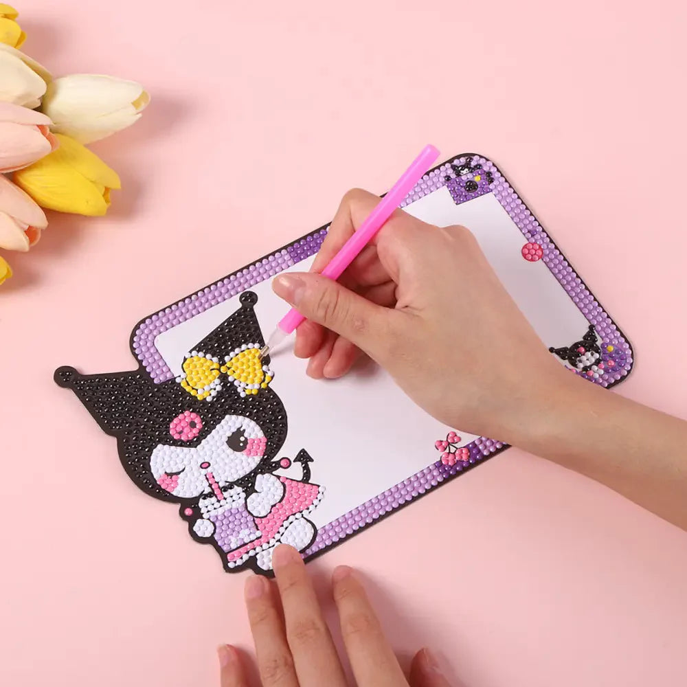 Magnetic DIY diamond kit writing frame