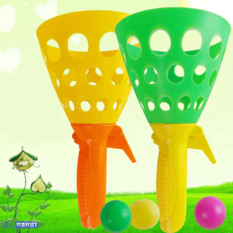 Pop and Catch Twin Ball Game