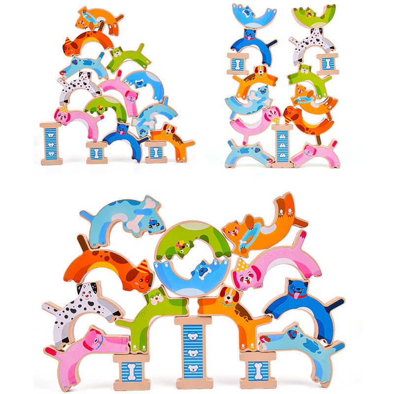 Puppy Stacking Games
