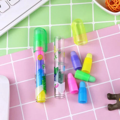 Multicolor Pushback Eraser