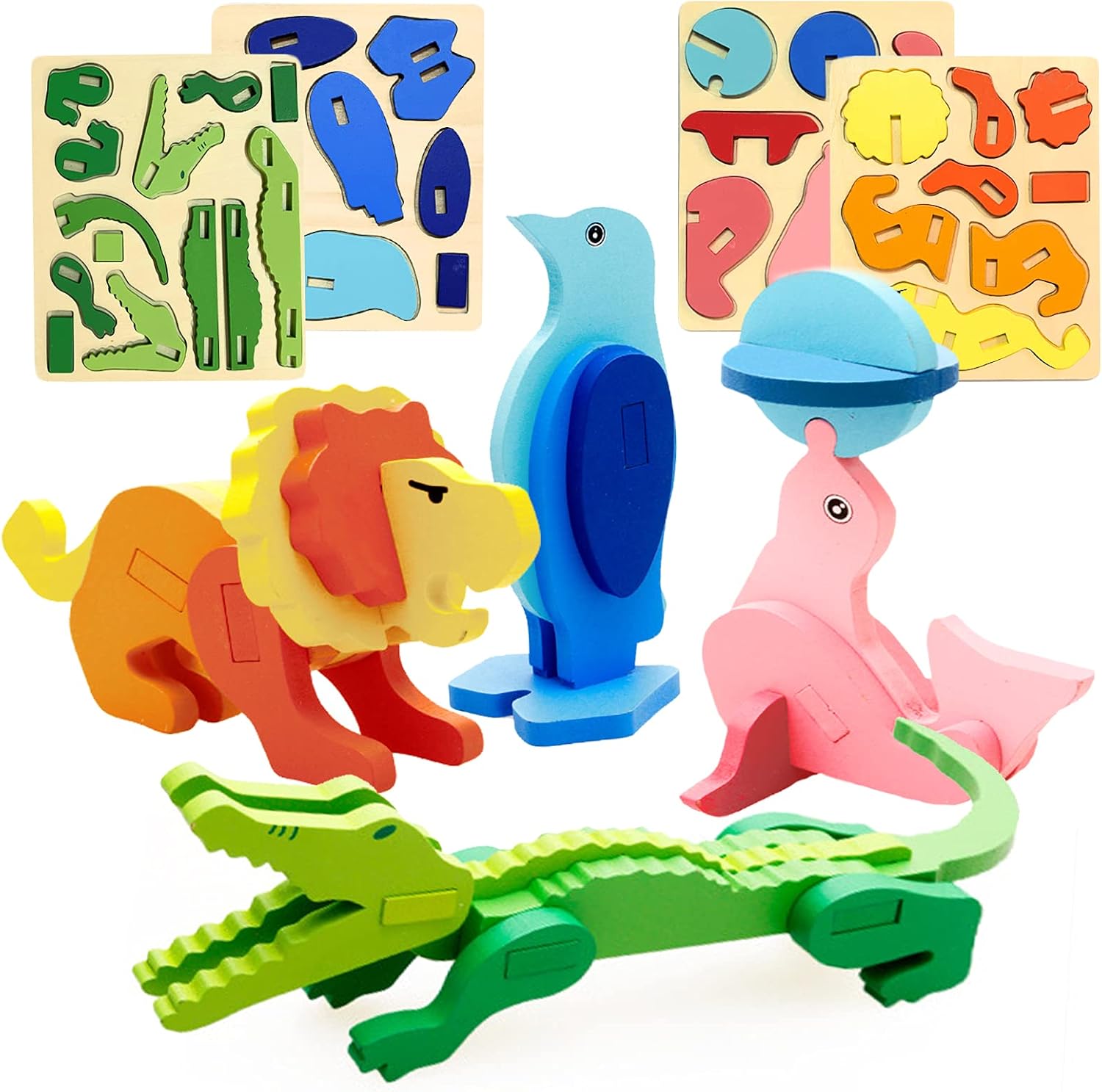 Wooden 3D Puzzle (1pc)