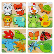 Wooden Chunky Puzzles (1pc)