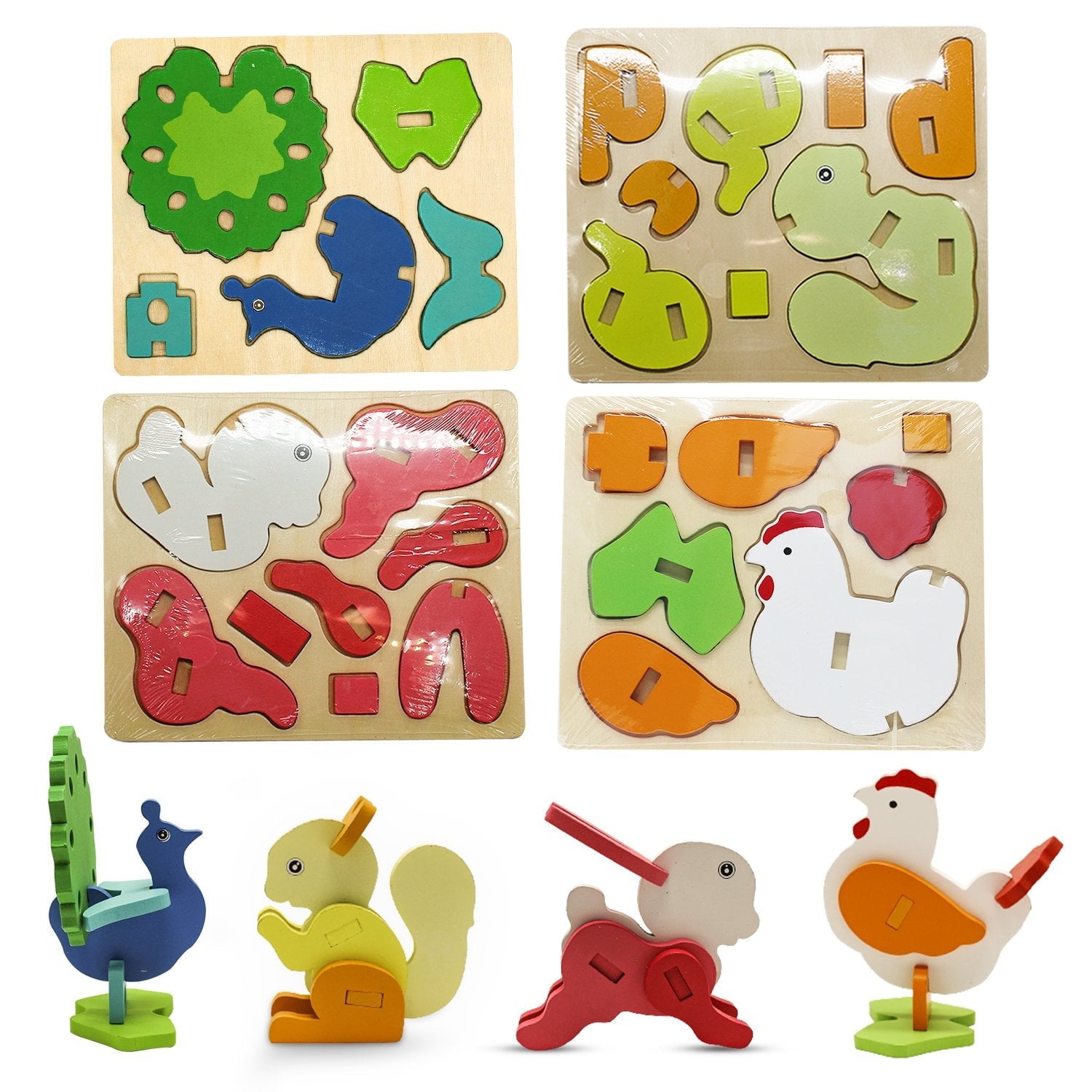 Wooden 3D Puzzle (1pc)