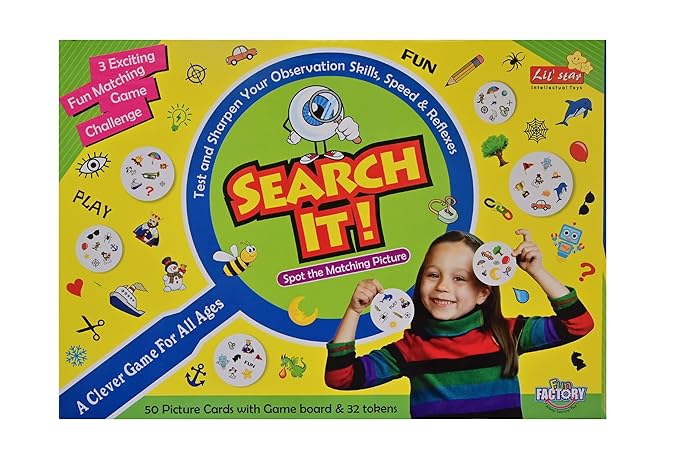 Search It -Spot The Matching Pictures Educational Board Game