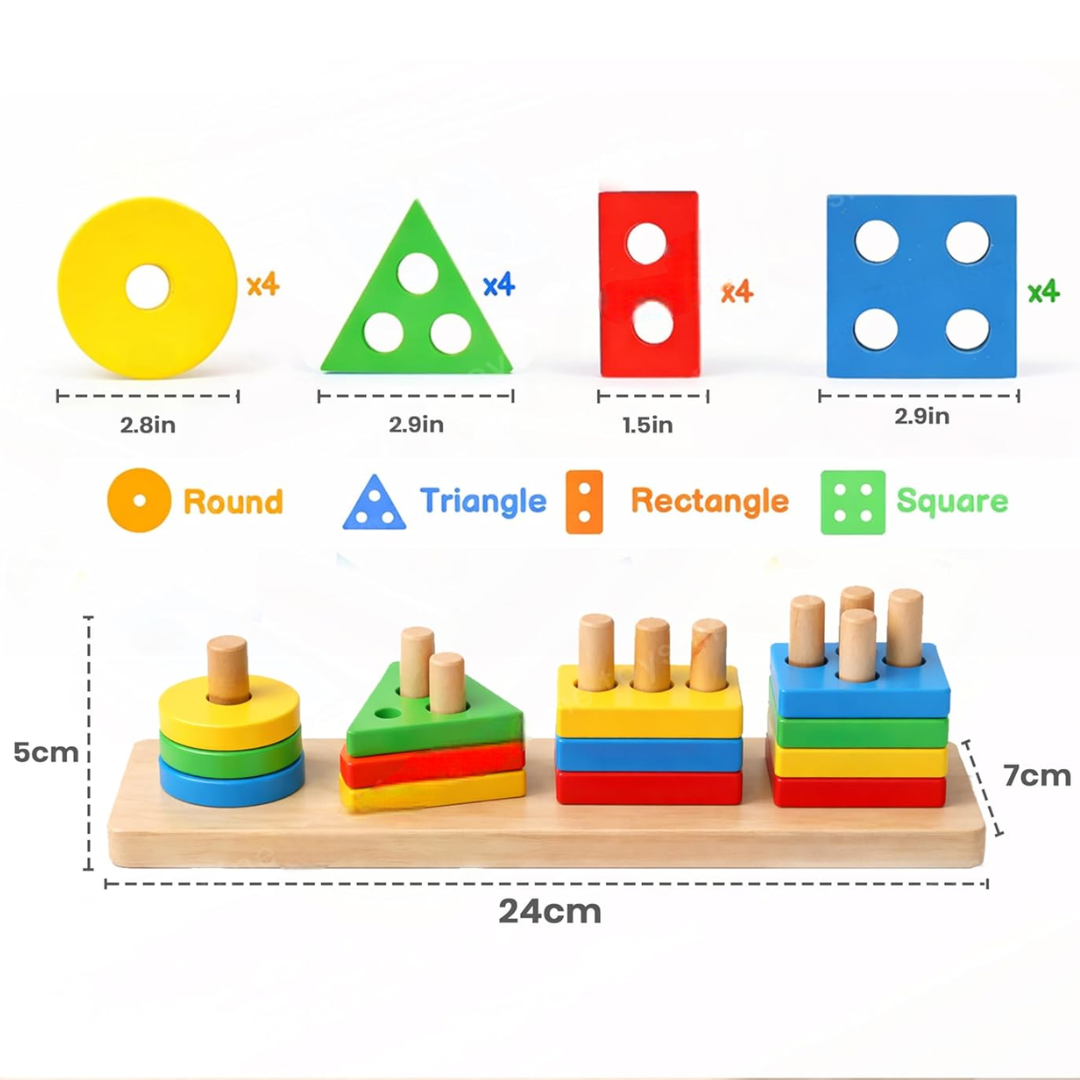 4 column shapes sorter