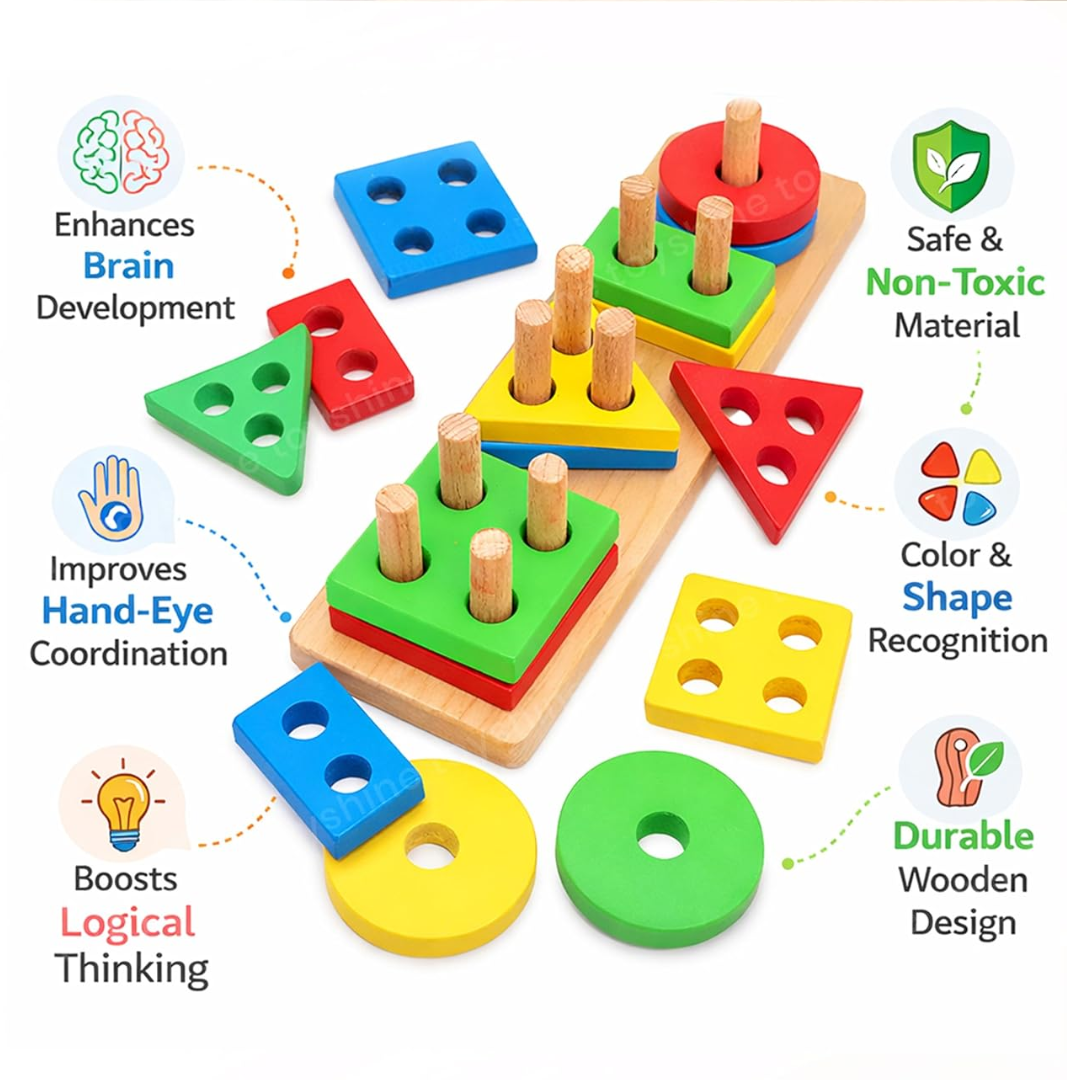 4 column shapes sorter