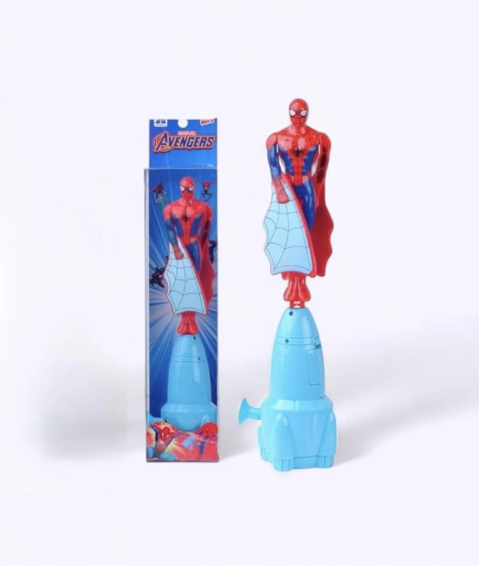 Flying Superhero Pull String Launcher