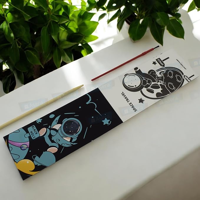 2 in 1 Scratch Book and Water coloring book
