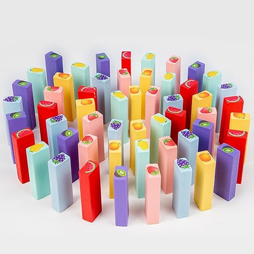 3 in 1 Fruits Jenga stacking