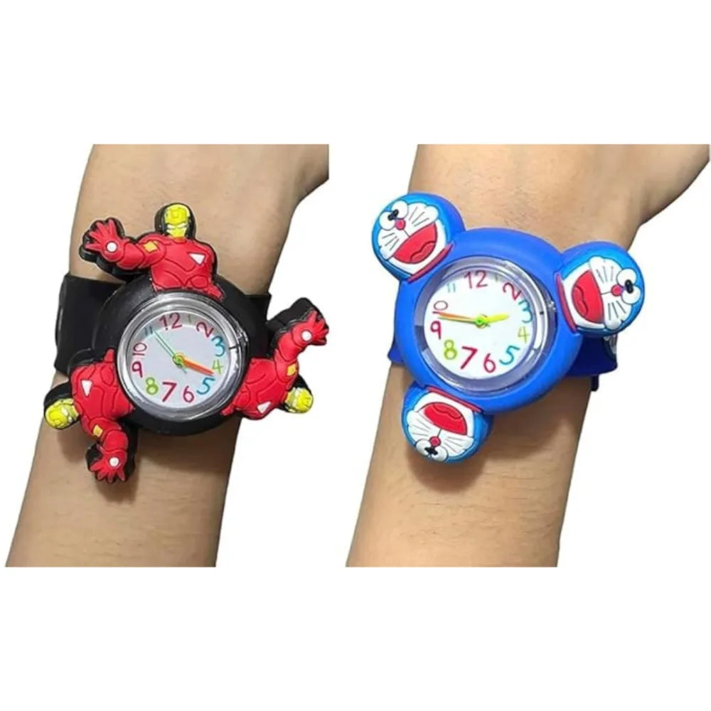 Spinning Slap Band with  Watch (1pc)