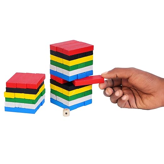 Wooden color Jenga small